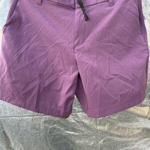 lululemon athletica Men's Violet Flat Front Shorts